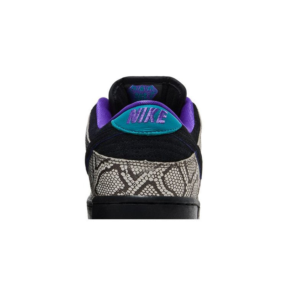Nike SB Dunk Low Dashawn Jordan Copperhead – detail materiálu | Purekickz