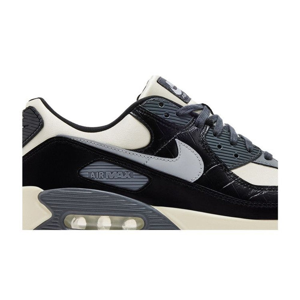 Nike Air Max 90 QS Smoke Grey Crocodile – detail | Purekickz