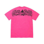 Supreme Supper Tee Fuchsia – boční pohled | Purekickz