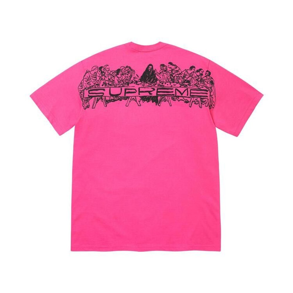 Supreme Supper Tee Fuchsia – boční pohled | Purekickz