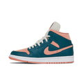 Jordan 1 Mid Dark Teal Green (W) – hlavní pohled | Purekickz