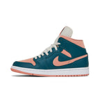 Jordan 1 Mid Dark Teal Green (W) – hlavní pohled | Purekickz