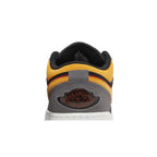 Jordan 1 Low SE Light Graphite Vivid Orange (GS) – detail materiálu | Purekickz