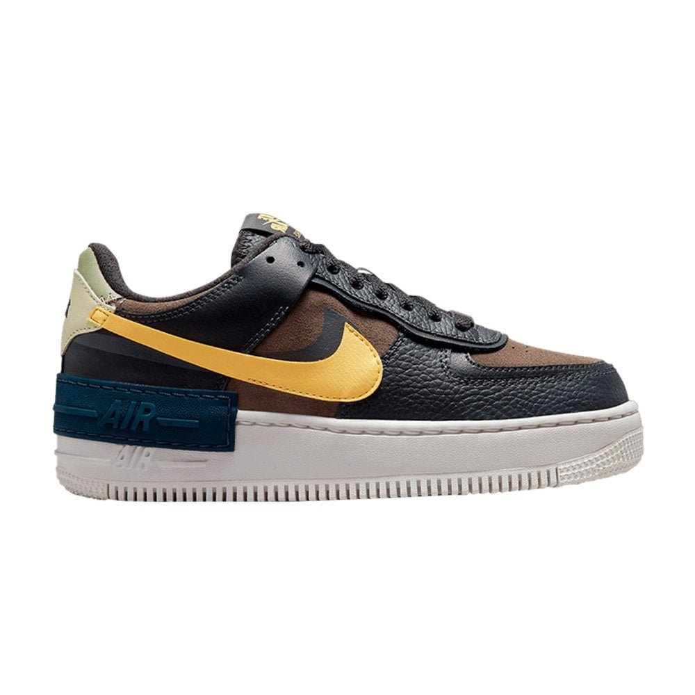Nike Air Force 1 Shadow Off Noir Saturn Gold (W) – hlavní pohled | Purekickz
