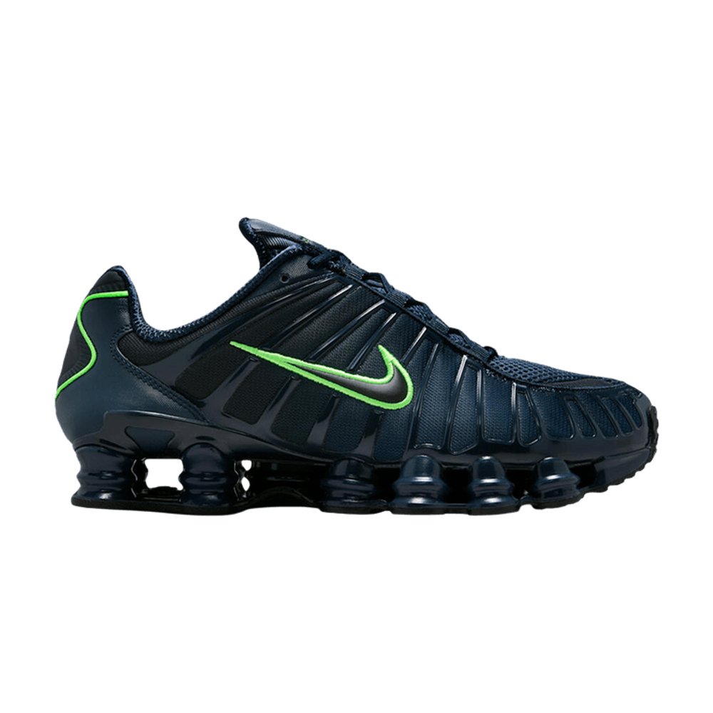 Nike Shox TL Thunder Blue Green Strike – hlavní pohled | Purekickz