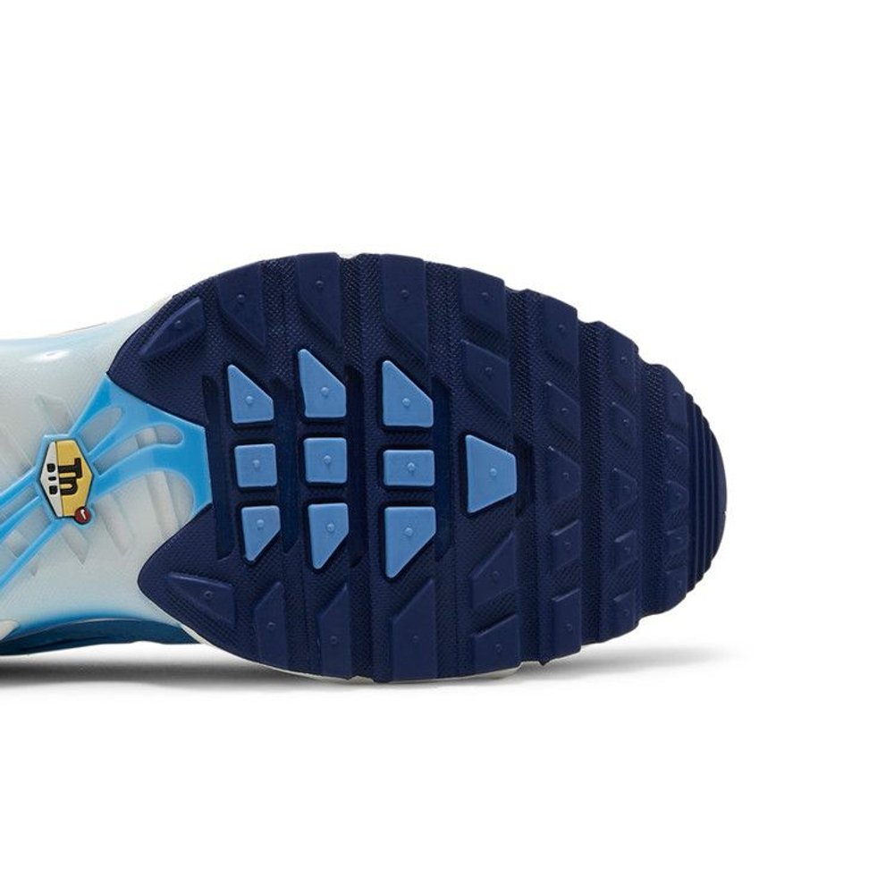 Nike Air Max Plus First Use University Blue – pohled shora | Purekickz