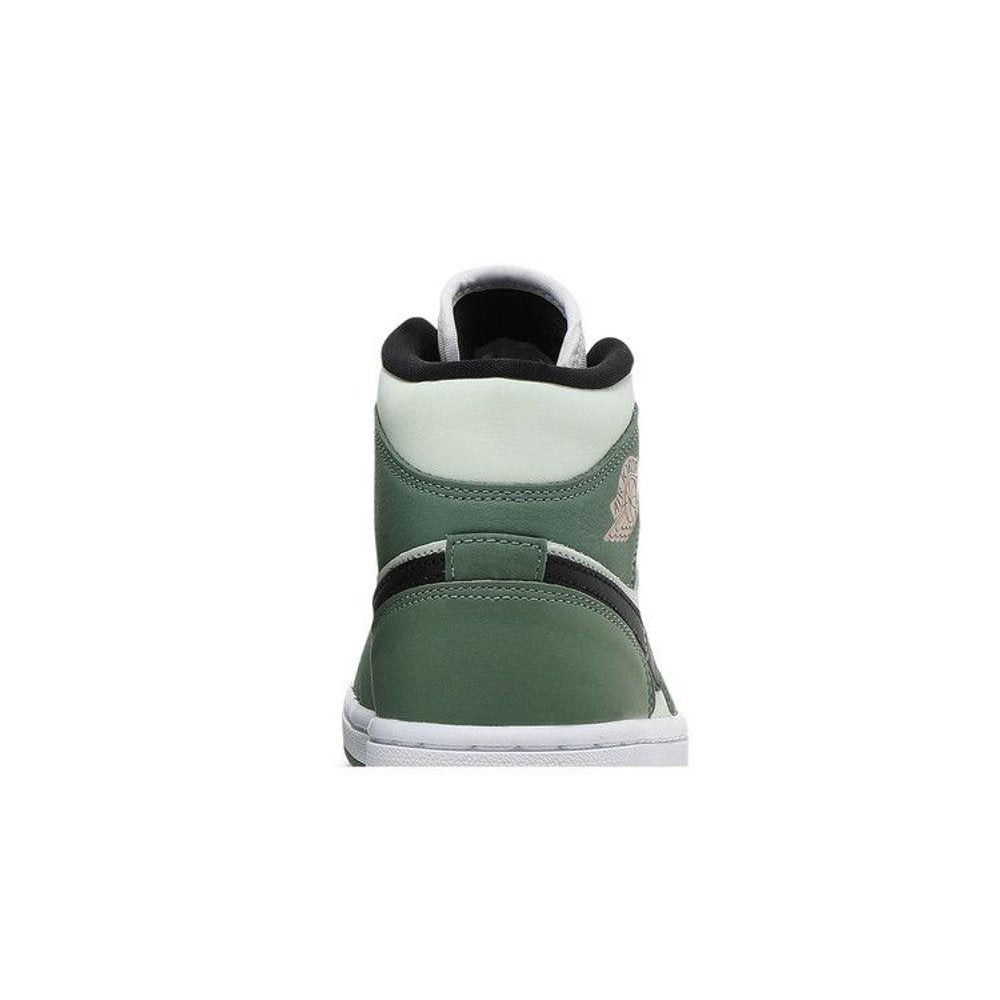 Jordan 1 Mid Dutch Green (W) – detail materiálu | Purekickz