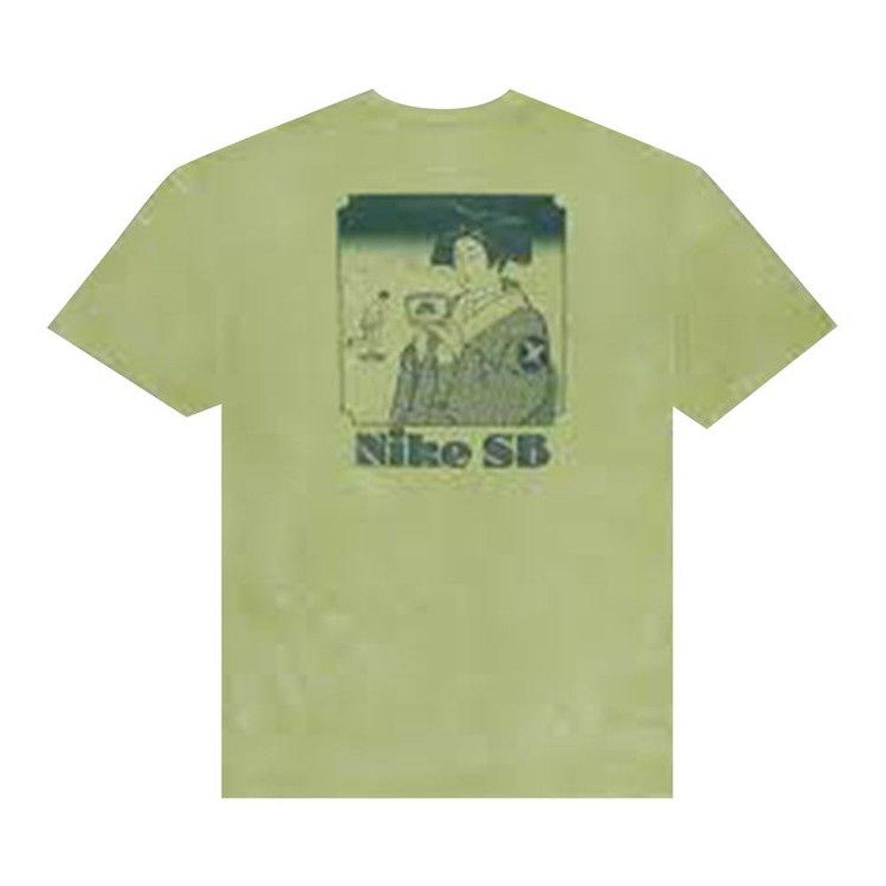 Nike SB Yuto T-shirt Olive Aura – boční pohled | Purekickz