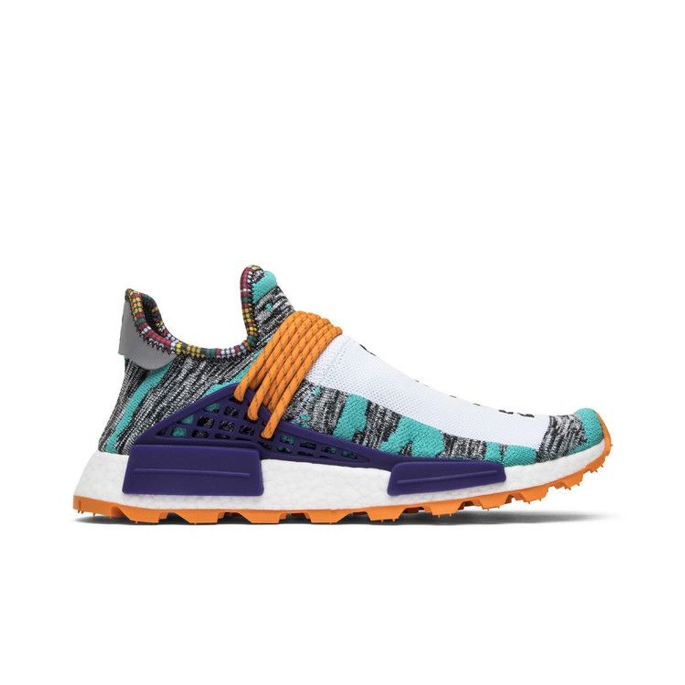 adidas NMD Hu Pharrell Solar Pack Orange – boční pohled | Purekickz