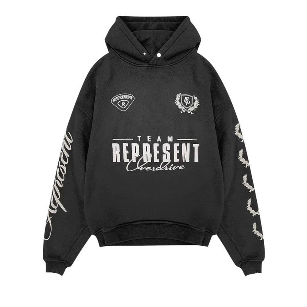 Represent World Championship Hoodie Stained Black