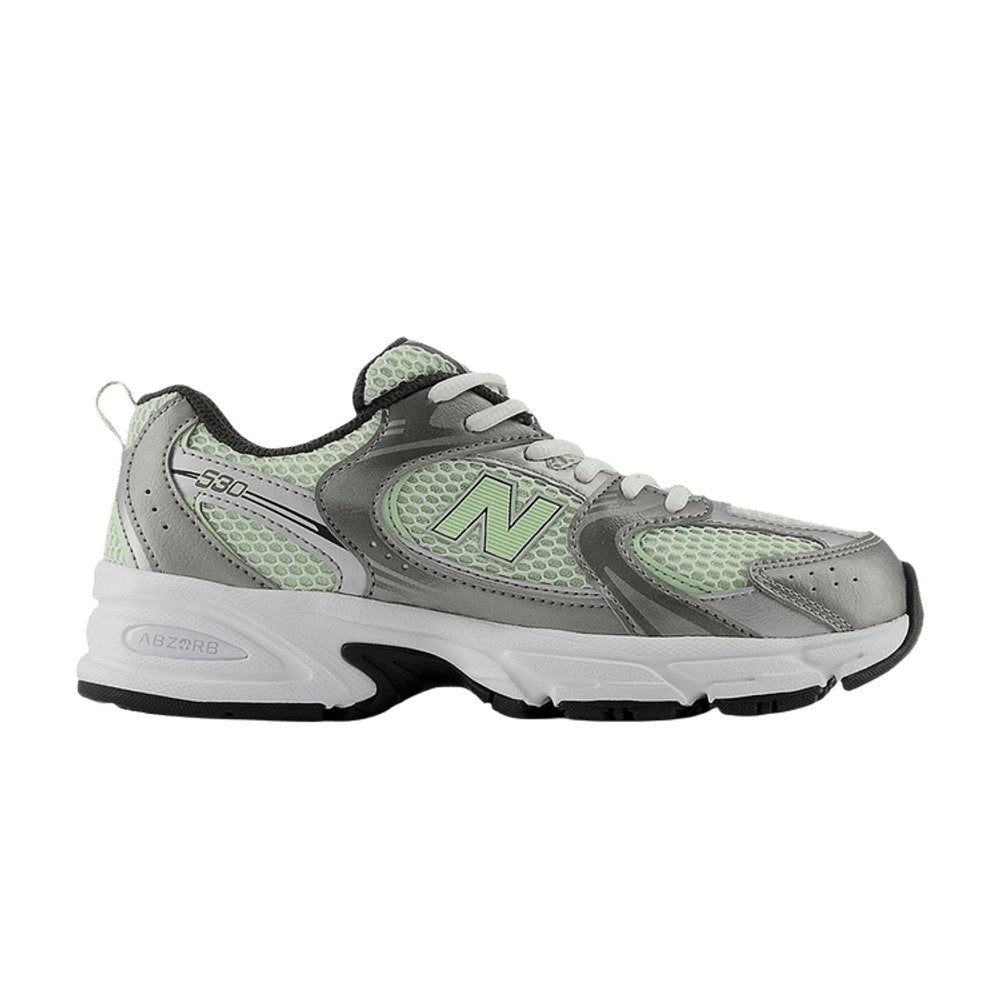 New Balance 530 Dark Silver Metallic Melon Water (GS)