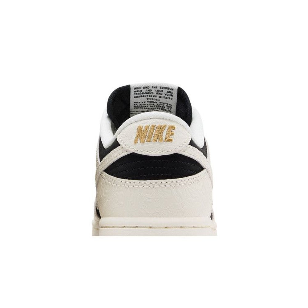 Nike Dunk Low Embossed Black Sail (W) – detail materiálu | Purekickz