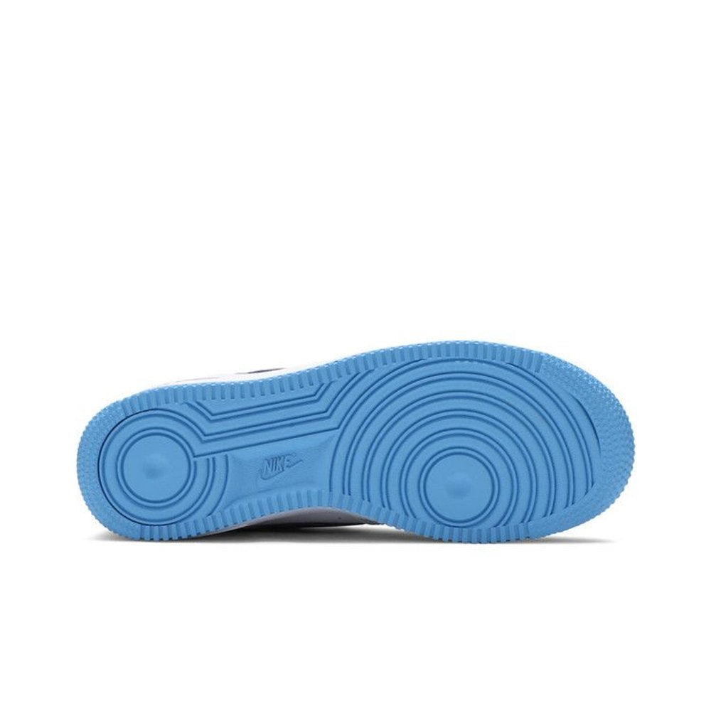 Nike Air Force 1 Low S50 White University Blue (GS) – zadní pohled | Purekickz