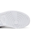 Jordan 1 Low Triple White (2022) (W) – pohled shora | Purekickz