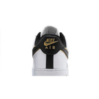 Nike Air Force 1 Low '07 LV8 Double Swoosh White Metallic Gold – detail materiálu | Purekickz