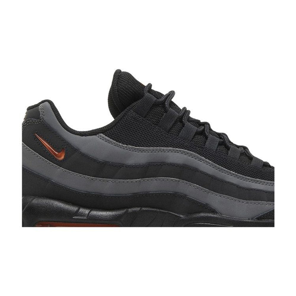 Nike Air Max 95 Black Grey Safety Orange – detail | Purekickz