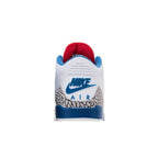 Jordan 3 Retro True Blue (2026) – detail materiálu | Purekickz