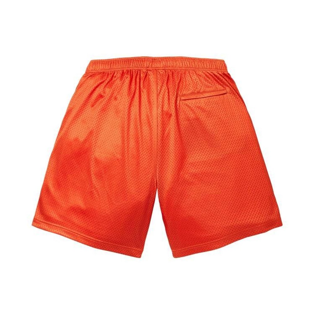 Supreme Rhinestone Mesh Short Orange – boční pohled | Purekickz
