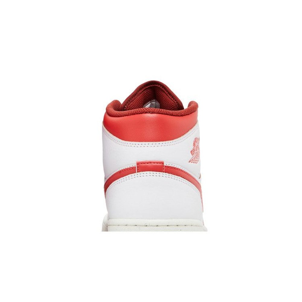 Jordan 1 Mid SE Dune Red – detail materiálu | Purekickz