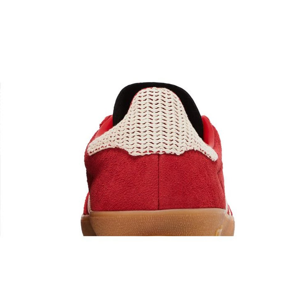 adidas Gazelle Indoor Better Scarlet Wonder White Gum (W) – detail materiálu | Purekickz