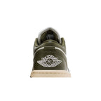 Jordan 1 Low Medium Olive (W) – detail materiálu | Purekickz