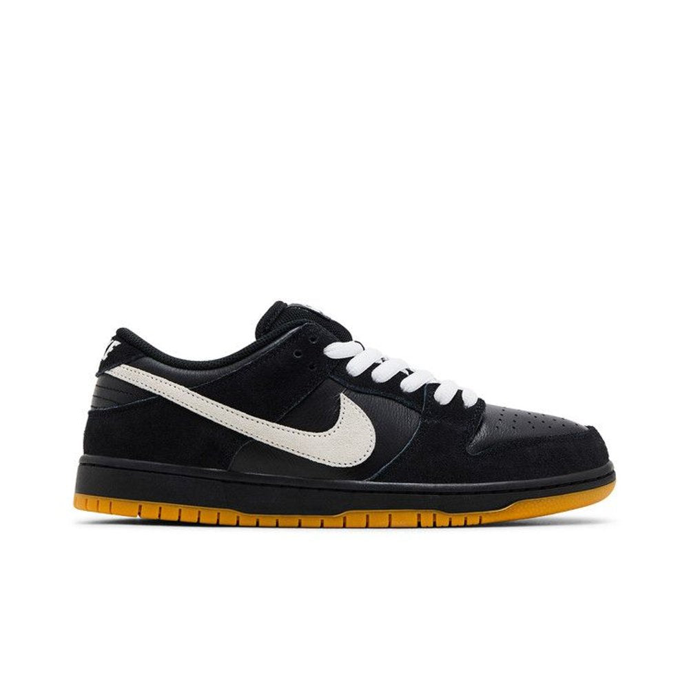 Nike Dunk Low Pro SB Black White Gum – boční pohled | Purekickz
