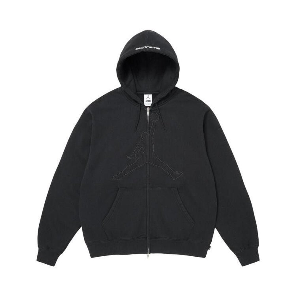 Supreme Jordan Hooded Sweatshirt (SS26) Black – hlavní pohled | Purekickz