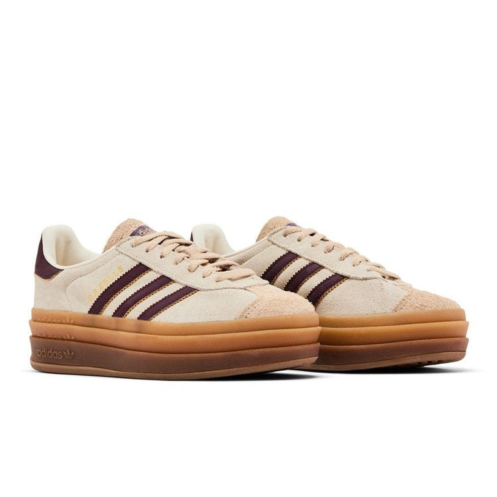 adidas Gazelle Bold Cream White Maroon (W)