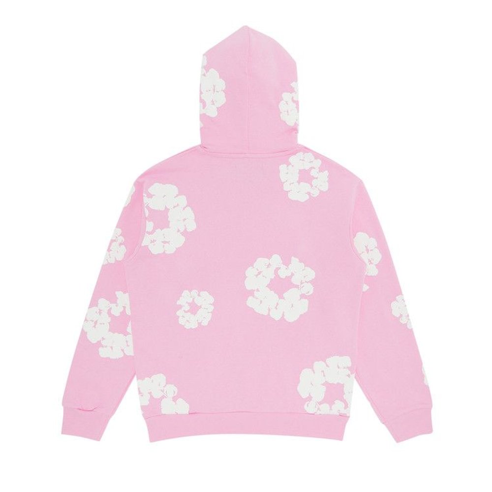 Denim Tears The Cotton Wreath Sweatshirt Pink – boční pohled | Purekickz