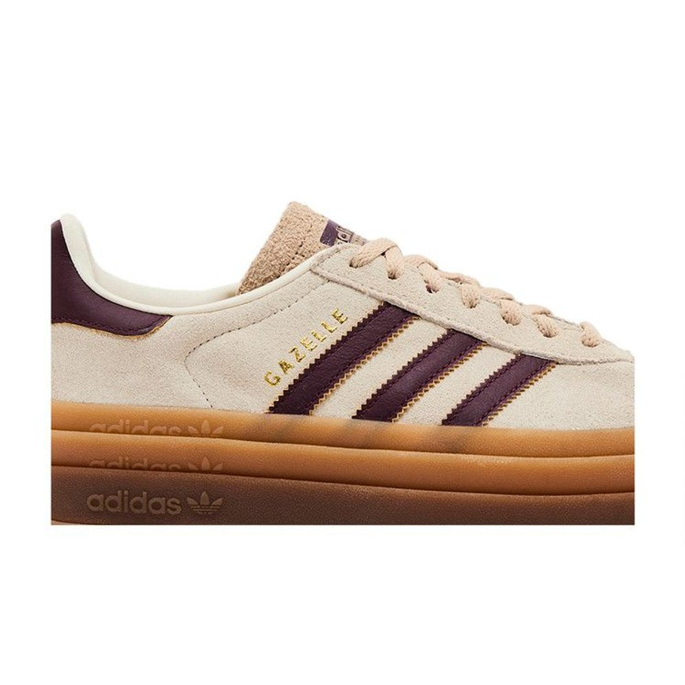 adidas Gazelle Bold Cream White Maroon (W)