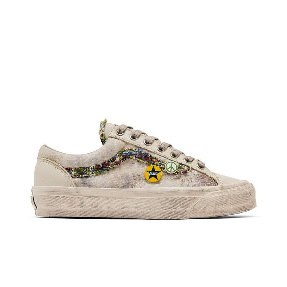 Vans Old Skool 36 LX Souvenir Oatmeal – boční pohled | Purekickz
