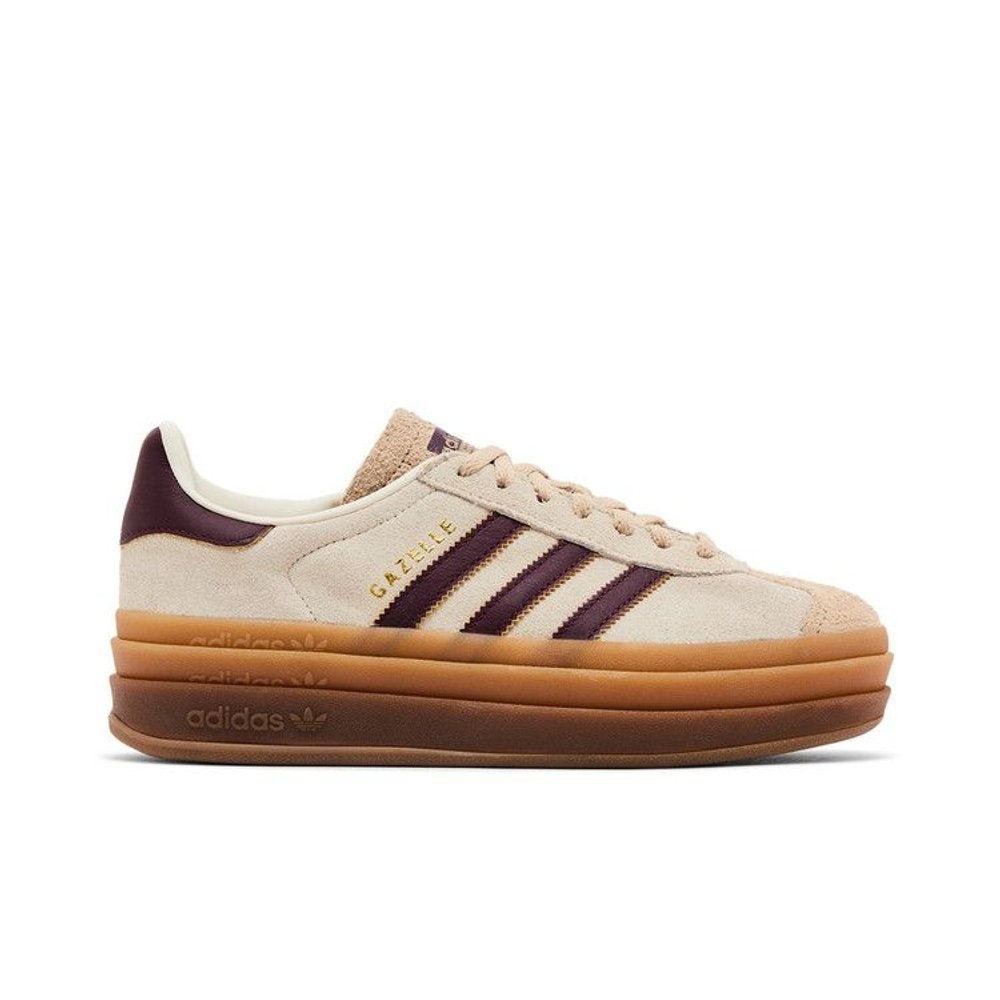 adidas Gazelle Bold Cream White Maroon (W)