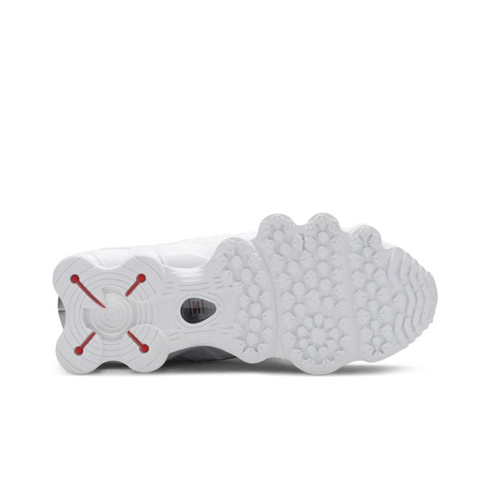 Nike Shox TL White Metallic Silver – zadní pohled | Purekickz