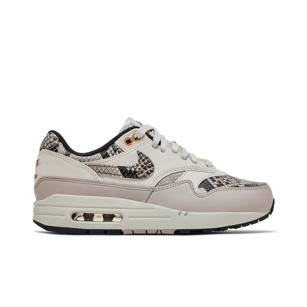 Nike Air Max 1 Snakeskin Light Orewood Brown (W) – boční pohled | Purekickz