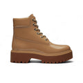 Timberland Stone Street 6 Inch Waterproof Platform Boot Beige (W)