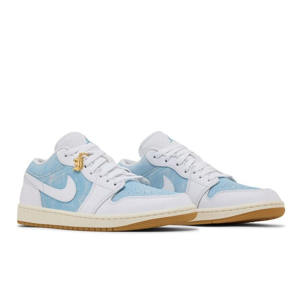 Jordan 1 Low SE Denim Worn Blue (W) – lifestyle foto | Purekickz
