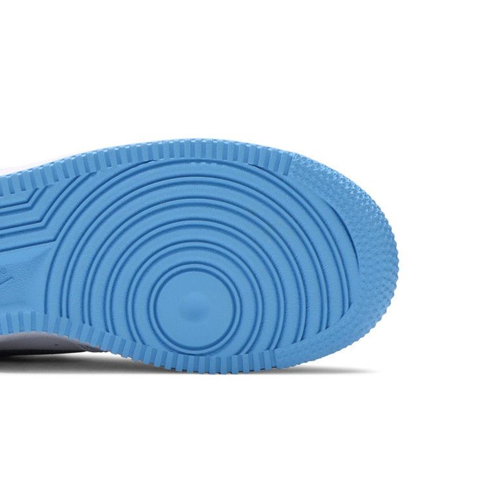 Nike Air Force 1 Low S50 White University Blue (GS) – pohled shora | Purekickz