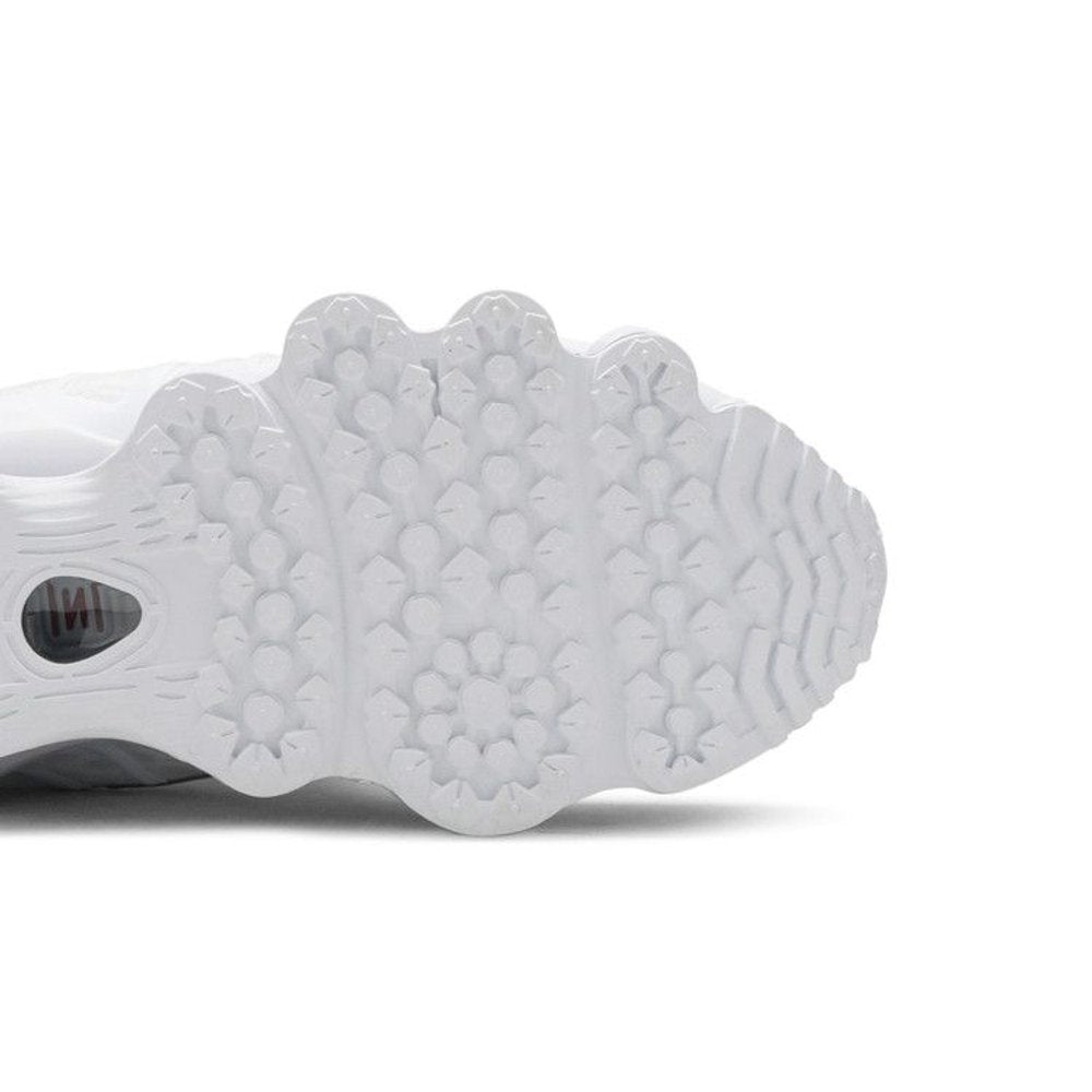 Nike Shox TL White Metallic Silver – pohled shora | Purekickz