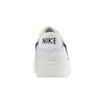 Nike Blazer Low Platform White Black (W) – detail materiálu | Purekickz