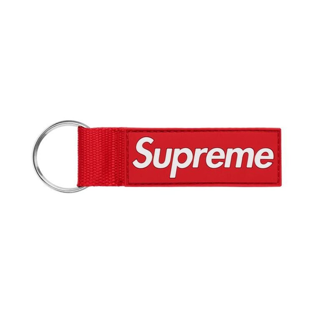 Supreme Webbing Keychain Red – hlavní pohled | Purekickz