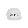 Gallery Dept. Logo Embroidered Hat White – hlavní pohled | Purekickz