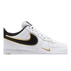 Nike Air Force 1 Low '07 LV8 Double Swoosh White Metallic Gold – detail | Purekickz