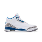 Jordan 3 Retro True Blue (2026) – boční pohled | Purekickz