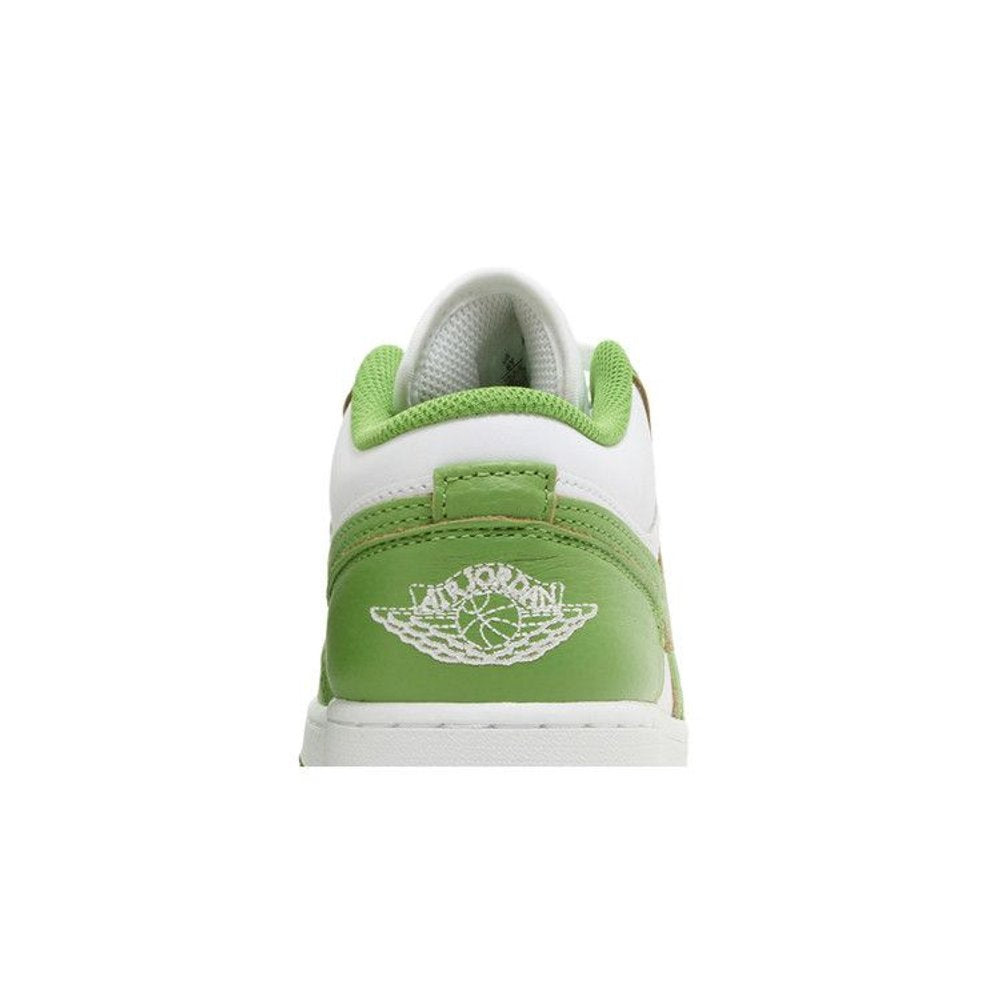 Jordan 1 Low Chlorophyll (GS) – detail materiálu | Purekickz