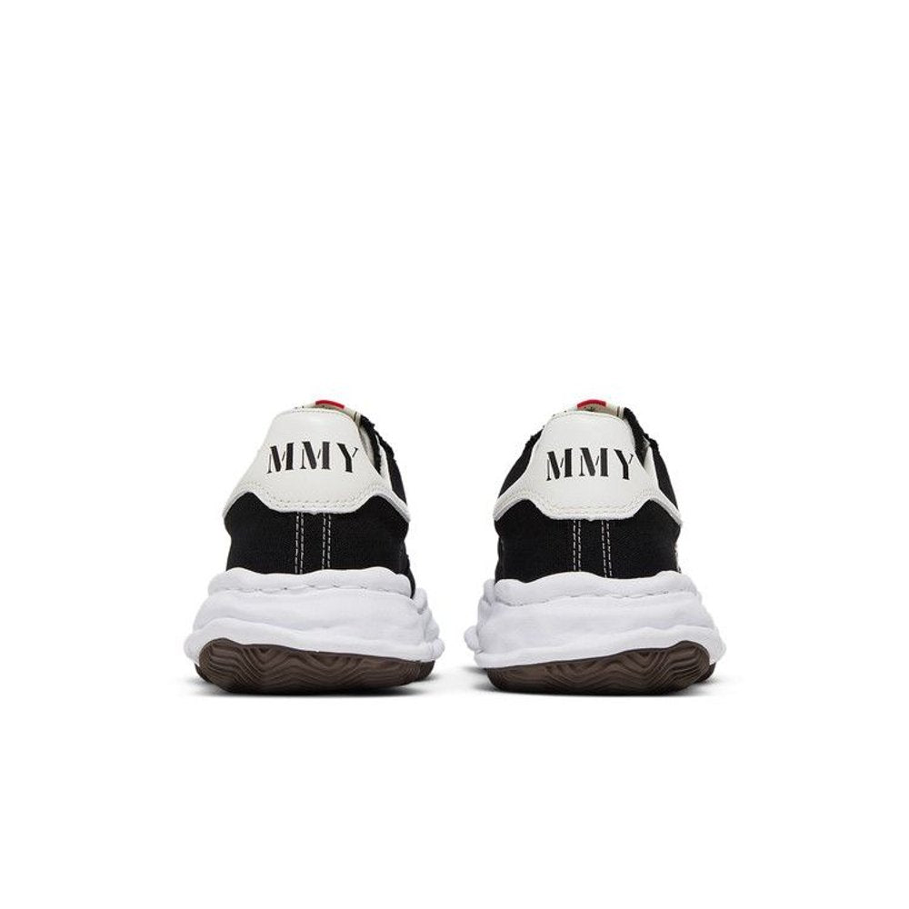 Maison Mihara Yasuhiro Blakey OG Sole Canvas Low Black White – podrážka | Purekickz