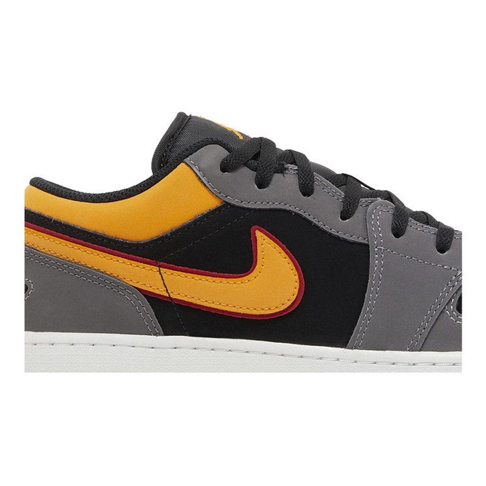 Jordan 1 Low SE Light Graphite Vivid Orange (GS) – detail | Purekickz