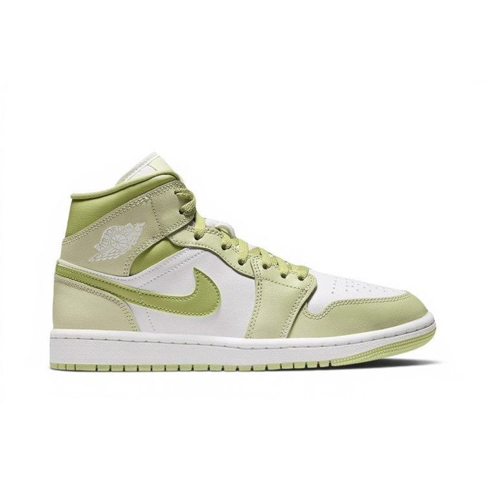 Jordan 1 Mid Olive Aura Lawn (W) – hlavní pohled | Purekickz