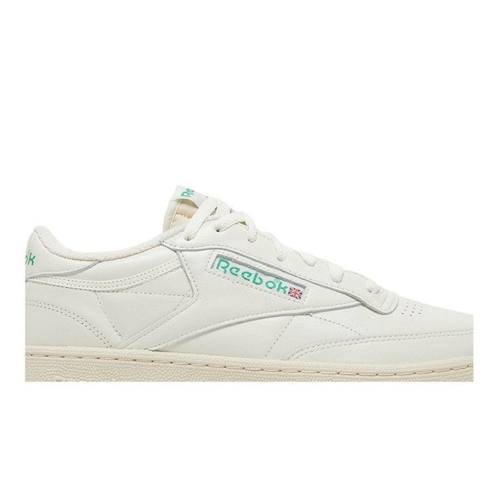 Reebok Club C 85 Vintage Chalk Glen Green – detail | Purekickz