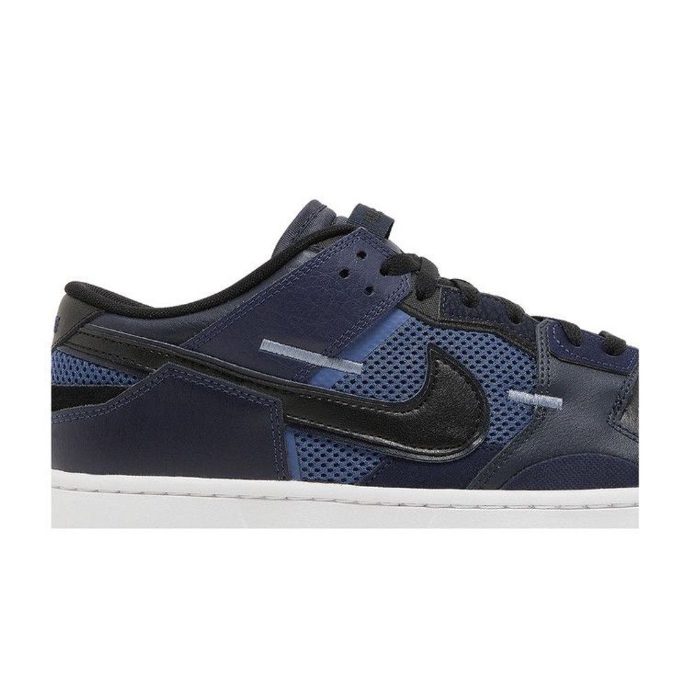 Nike Dunk Low Scrap Black Navy – detail | Purekickz