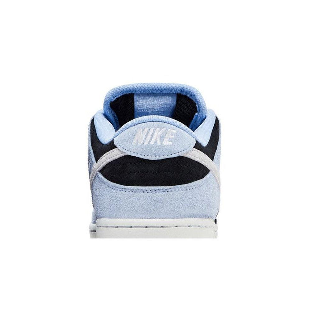 Nike SB Dunk Low Black Aluminum – detail materiálu | Purekickz